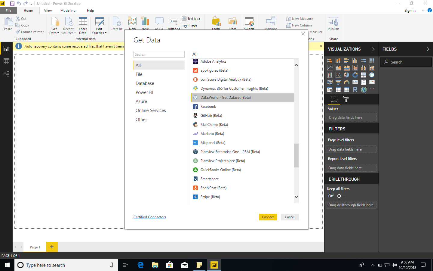 Power BI And Data World